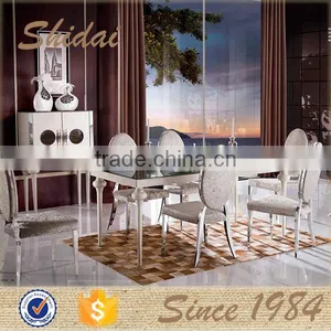 Furniture Table Dining, Table Bases for Glass Dining Tops, Imported Glass Dining Table LV-A808 thumbnail-1