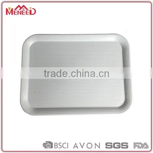 FDA Eco Recycle Hotel&household Personalized Plain White Rectangle Plastic Beer Serving Trays thumbnail-1
