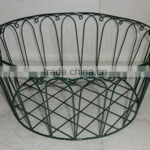 Metal Green Basket thumbnail-1