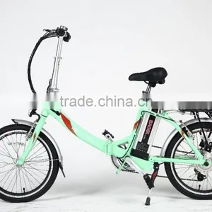 6061 Aluminum Alloy Foldable Electric Bike of 36V250W With 8FUN Hub thumbnail-2