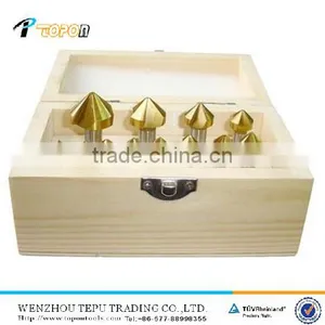 12pcs 4.3-25mm 3 Flutes 90 Degree Angle Metal Cutting Tools HSS Countersink Set thumbnail-1