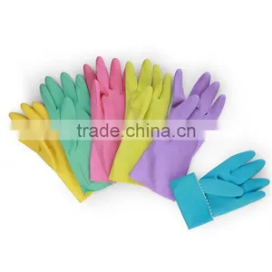 High Quality Household Fancy Cheap Cleaning Gloves Latex Washing Gloves thumbnail-1