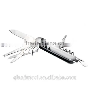 11PCS Useful Multifunction Knife Folding Knife Multifunction Pocket Knife With Stainless Steel Handle thumbnail-2
