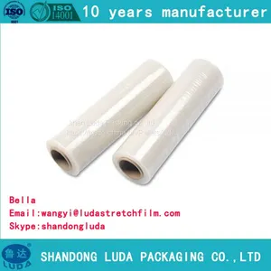 Factory Wholesale Anti Tear Transparent LLDPE Plastic Packaging Stretch Wrap Film Roll thumbnail-5