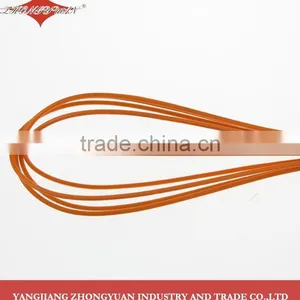 3 Pieces Stainless Steel Handle Silicone Coated Egg Whisk thumbnail-4