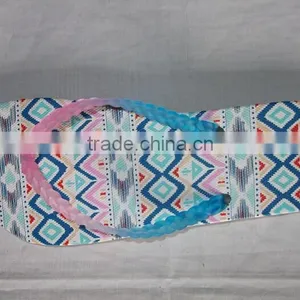 PE Colorful Printing Lady Flip Flop Beach Sandals Sandle Slipper thumbnail-1