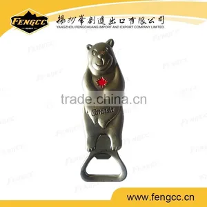High Quality Bear Animal Shaped Customized Stainless Steel Bottle Opener for Beer Bottle thumbnail-1