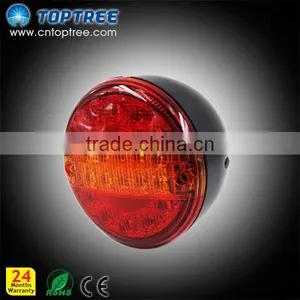 140mm 20LEDs Round Rear Tail Light Led Trailer Light Hamburger 12/24v thumbnail-1