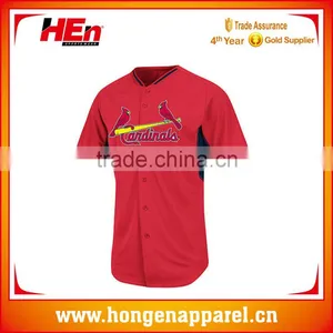 Hongen Apparel American Top Customized Team College Sports Baseball/softball Jerseys thumbnail-1
