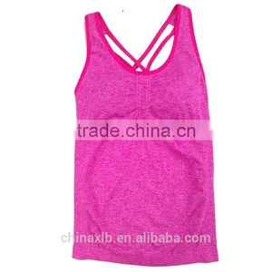 OEM Brands Women Tight Clothes Lady Yoga Vest Female thumbnail-2