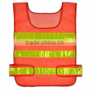 HT4102 En471 Certificated High Visibility Mesh Warning Reflective Vest thumbnail-1