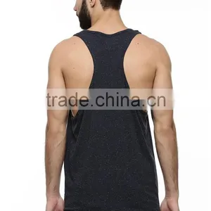 Mens Plain Black Slim Fitted Tight Slimming Vest thumbnail-2