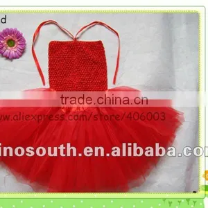 Red Tutu Dress Fluffy thumbnail-1