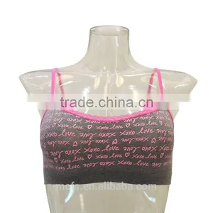 Printing Straps Seamless Top Kids Underwear Latest Design Girls Tube Top thumbnail-1