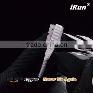 Never Need Tie Orange Flat Elastic Shoelaces For Baby Booties and Infant - Elastic Anchor No-Tie Easy Shoelaces for Trainers thumbnail-2