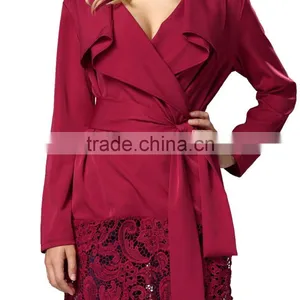 Fashion Women Woolen Trench Coats For Sale 2017 thumbnail-5