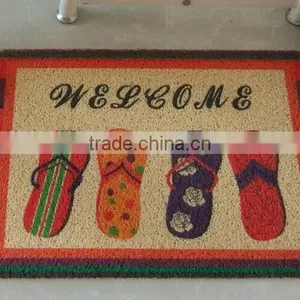 Small MOQ Unique Design PVC Coil Door Mat Custom Printed Door Mat thumbnail-1