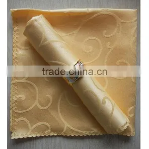 Light Color Folding Design Jacquard Table Napkin thumbnail-2