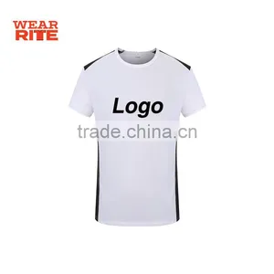 Custom Logo Printing 100% Dry Fit Polyester Football T-shirt thumbnail-2