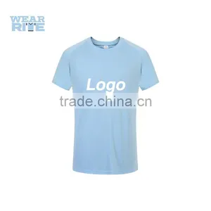 Logo Print 100% Polyester Wholesale Blank T-shirt thumbnail-1