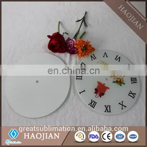 Hot New Products for 2015 Sublimation Blank Glass Wall Clock thumbnail-1