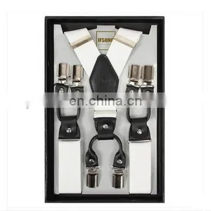 Factory Direct Sale 3.5cm Muti Colors Top Strong Quality Clips Men Suspenders thumbnail-5
