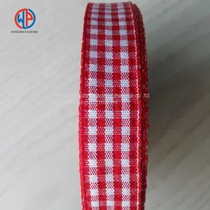 Ribbon Manufacturer Supply Polyester Tartan Ribbon thumbnail-5