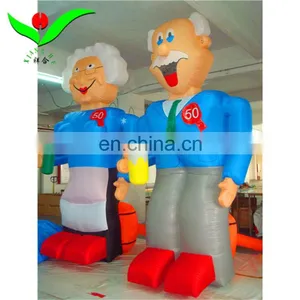 Chinese Factory Custom 50 Anniversary Inflatable Grandma and Grandpa thumbnail-2