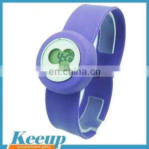 Fashion Kids Children Junior Silicone Slap Watch thumbnail-1