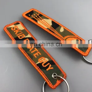 Newest Cheap Embroidery Woven Keychain Manufacturers in China thumbnail-3