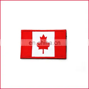 Wholesale American Flag Iron on Embroidered Patch With Gold Border thumbnail-6