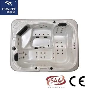 2018 Hot Sale Cheap Acrylic Outdoor Hot Tub Spa With HDTV thumbnail-2