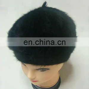 Rabbit Fur Beret Hat thumbnail-1