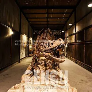 T-Rex Dinosaur Fossil(FP-270) Fiberglass Velociraptor thumbnail-1