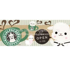 2019 Trend Plush Sheep Business Card Open Welcome Signs Door Decor Toy thumbnail-5