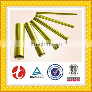 Hot Polished Surface CuZn10 CuZn37 Brass Pipe / Brass Tubing thumbnail-2
