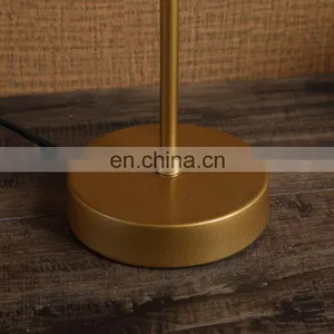 Top Sale Home Decoration Lights Metal Luxury Gold Nightstand Table Lamp for Bedroom thumbnail-7