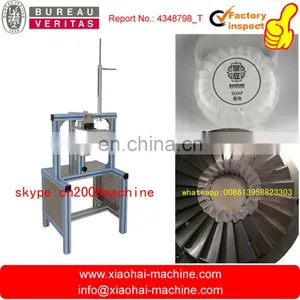Manual Soap Pleat Wrapping Machine for Hotel Bath Hand Wash Small Mini Disposable Bath Round Soap thumbnail-2
