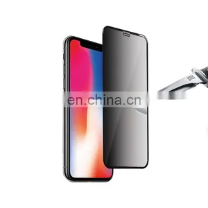 3D 5D Full Coverage Anti-Glare Keeping Secret Anti Shock Tempered Glass Privacy Screen Protector for Iphone x xr xs xs Max thumbnail-6