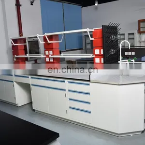 Laboratory Furniture Island Table Workbench Meet SEFA 8M thumbnail-3