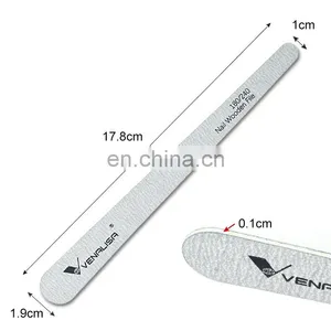 51106 VANALISA Professional Nail File 180/240 Double Side OEM Custom Printed Logo Top Nail File thumbnail-6