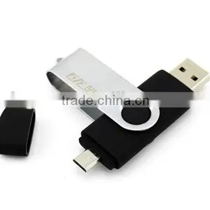 Top Selling High Quality Metal USD, Key Shaped Sweivel Flash Drive thumbnail-3