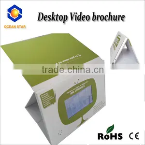 Multiple Inner Pages Video Brochure With Light Sensor for Promotion/Advertising/wedding thumbnail-1