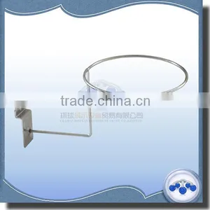 Metal Chrome Slatwall Panel Display Rack for Hat thumbnail-1