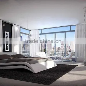 Modern Bedroom Furniture Stylish Home Bed thumbnail-1