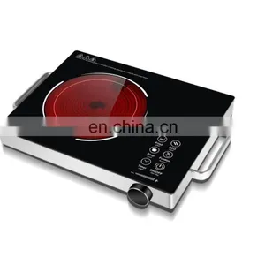 110v/220v Radiant Cooker 2000W Touch Control Black Color Easy to Operate Rice Soup Milk Hotpot Rice Keep Warm Function thumbnail-1