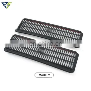 Car Air Outlet Cover 2PCS Under Seat Air Vent Anti-blocking Dust Cover Protective Cover for Tesla Model Y/3 thumbnail-2