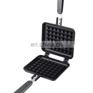Eco-friendly Breakfast Square Die Cast Egg Waffles Frying Pan thumbnail-2