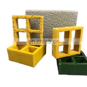 High Quality Low Price High Strength 50*50mm FRP GRP Grille Panel Anti Slip Molded Fiberglass Grating thumbnail-5