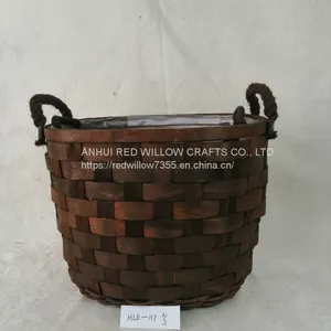 Oval Willow Basket Wicker Storage Large Willow Basket New Style thumbnail-1